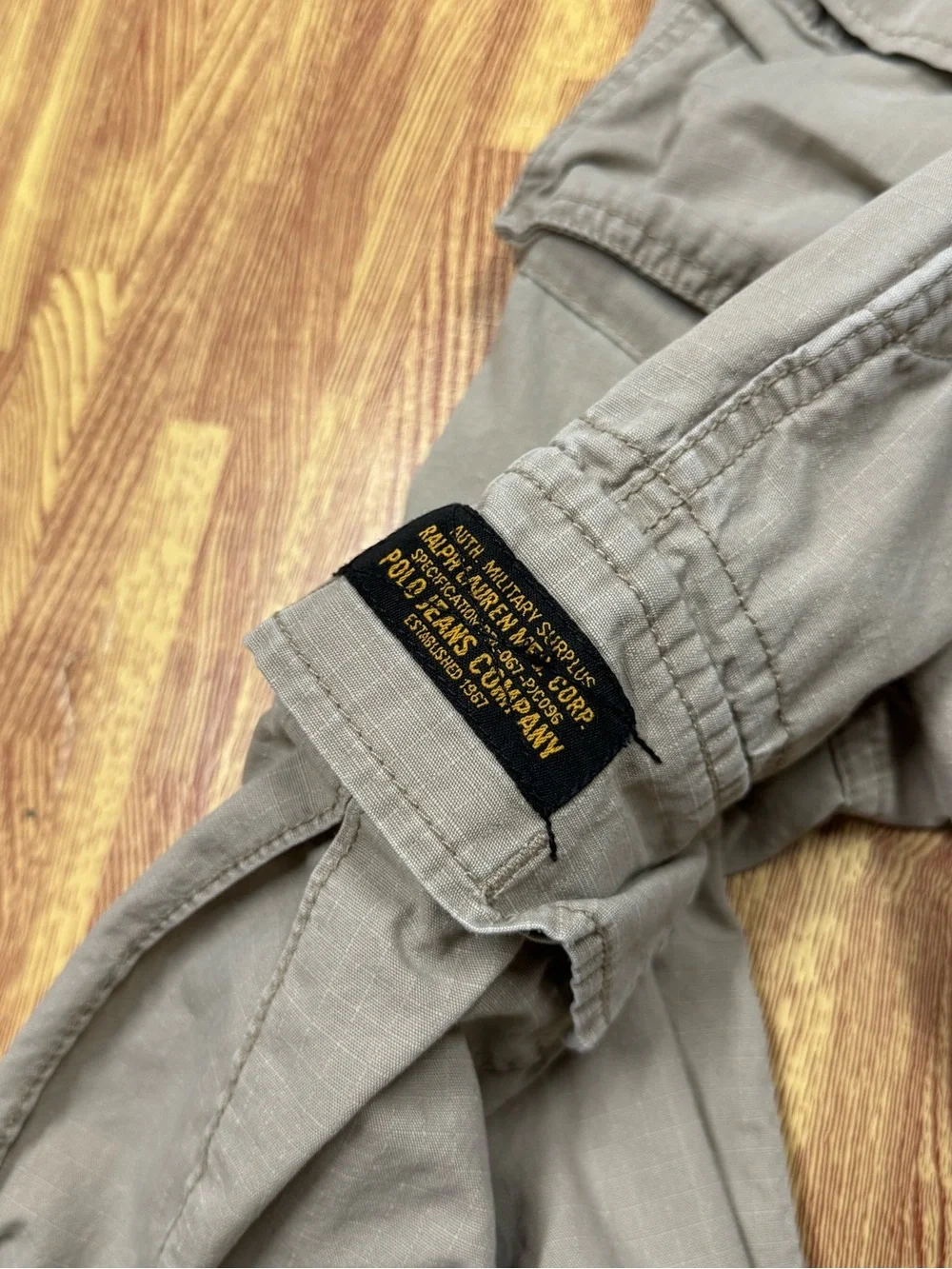 Vintage Polo Jeans Co Ralph Lauren Military Surplus Cargo Shorts Mens 34 Ripstop